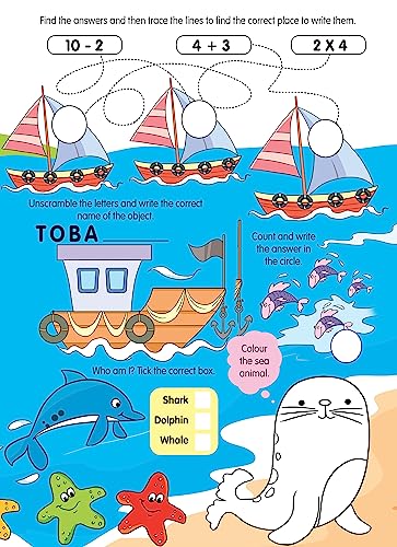 250 Activity Book for Kids: Brain Activity Book for Children | Learning Adventures Colour, Shapes & Match, Trace the Patterns & Lines, Word Search, ... Brain Activity Book for Children Level Three (Paperback)