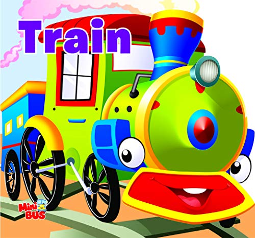 Board Book : Train ( Transport ) - Cutout Board Books (Hardcover)