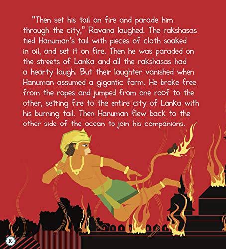 Ramayana Stories for Children: The Burning of Lanka | Destruction | Mythological | Divine Beginnings | Legend ; 6+ Ages (Paperback)