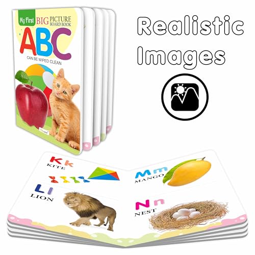 My First Big Picture Board Book ABC: First preschool learning book, Creative interactive board book, Educational fun for toddlers, Baby’s early skills builder. (Board book)