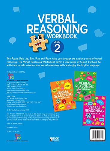Activity Book : Verbal Reasoning Activity Workbook Grade 2 (Paperback)