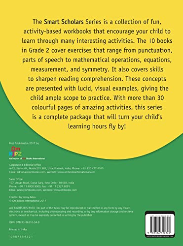 Activity Book : Grade 2 : Smart Scholars Grade 2 Fundamental Maths Fun-filled Activities (Smart Scholars Series) (Paperback)