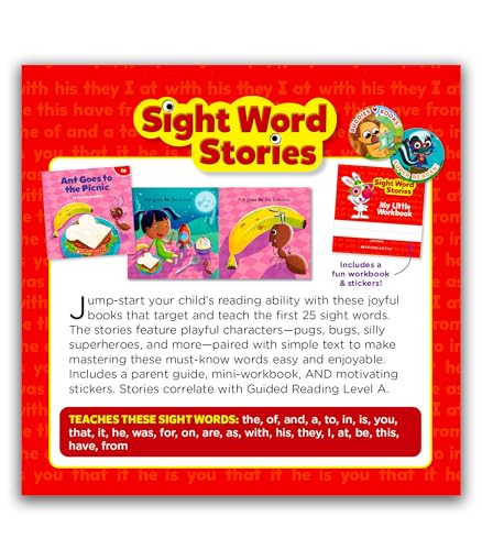 Sight Word Stories: Level a (Parent Pack): Fun Books That Teach 25 Sight Words to Help New Readers Soar (Scholastic Guided Reading Level a) (Product Bundle)