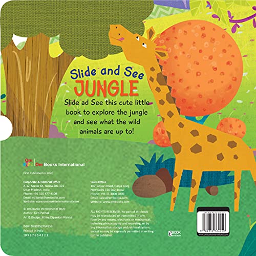 Slide and See Board Book : Jungle (Paperback)