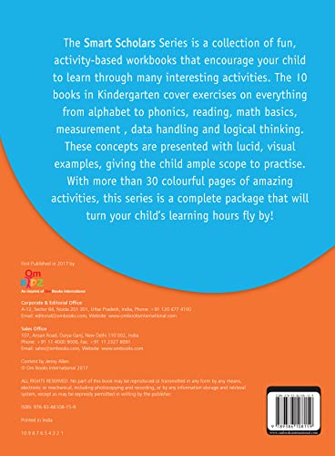 Math Basics: Fun-Filled Activities Book for Kindergarten Kids | Smart Scholars | Interactive and Learning | Engaging | Made Fun ; 5+ Ages (Paperback)