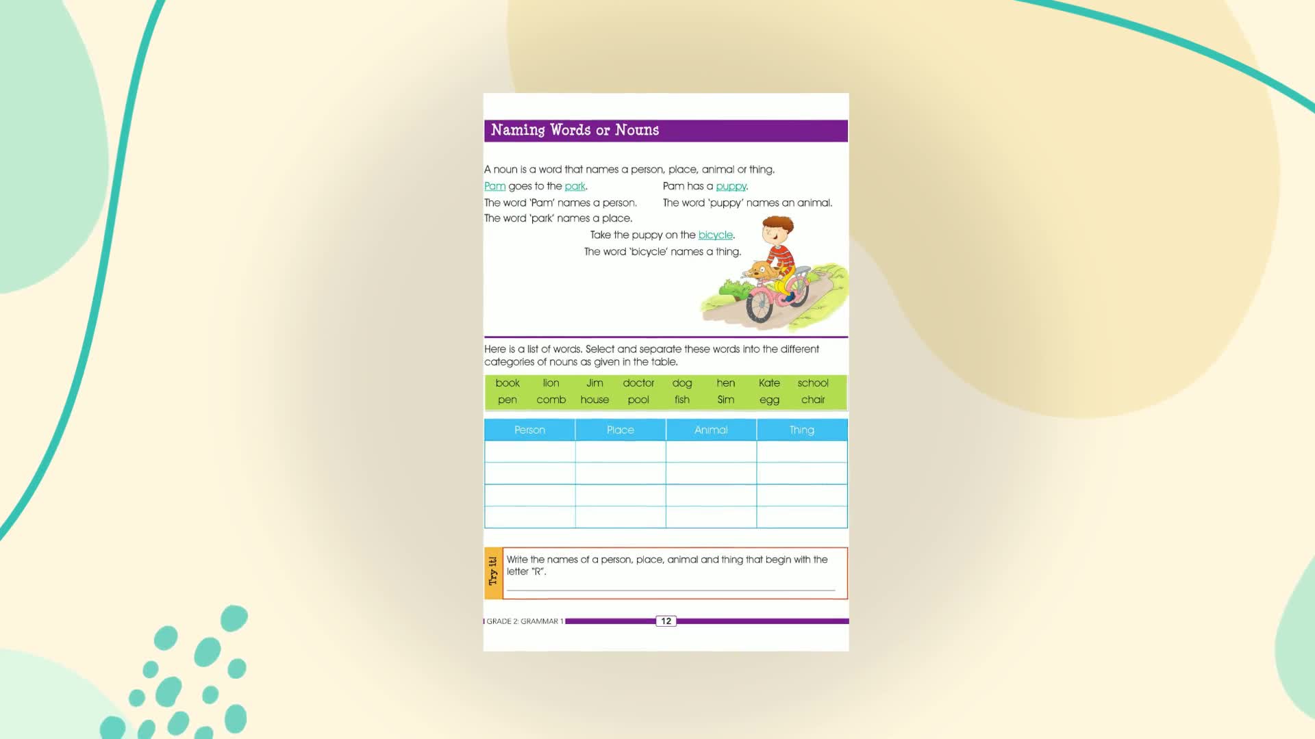 Activity Book : Grade 1 : Smart Scholars Grade 2 Grammar 1 Fun-filled Activities (Smart Scholars Series) (Paperback)