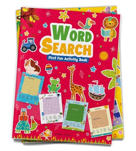 Word Search: First Fun Activity Book for Kids | Beginner Puzzles to Build Vocabulary | Ages 4–7 | 2+ Hours of Interactive Learning (Paperback)