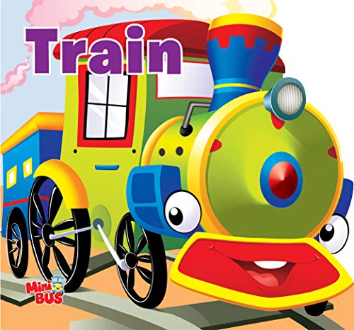 Board Books : Transport (Set of 6 Books) (CAR, BUS, FIRE ENGINE, AIRPLANE, SHIP, TRAIN) (Cutout Board Books) (Product Bundle)