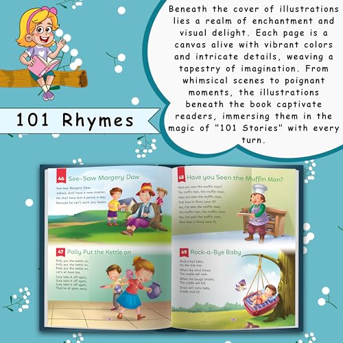 101 Panchatantra, Fairy, Bedtime, Rhymes, Animal, Aesop, Mythological, Grandma and 101 Moral Stories (Ages 3-12) (Hardbound) : Kids story book, Children learning story book | Combo of 9 story books (Hardcover)