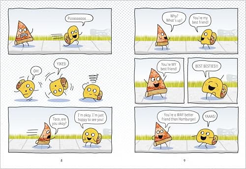 Pizza and Taco: Who's the Best?: The laugh-out-loud funny graphic novel for kids (Hardcover)