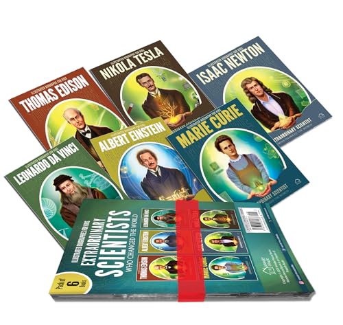 Illustrated Biography for Kids: Extraordinary Scientists who Changed the World: Set of 6 Books (Paperback)