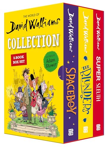 David Walliams a 3 book Boxset: Spaceboy, Blunders, Supersleuth, Three hilarious adventures from best-loved children's author David Walliams – fantastically illustrated throughout by Adam Stower (Paperback)