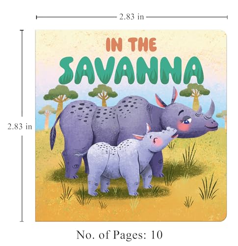 My First Baby Animal – Boxed Set of 5 Board Books: On the Pond, In the Forest, On the Farm, On the Mountains & In the Savanna | Illustrated Early ... Board Books for Ages 0–3 Years: Mini Box Set (Board book)