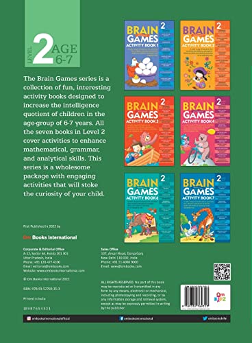 Activity Book : Brain Games for Kids : Brain Games Activity Book Level 2 : Book-5 (Paperback)