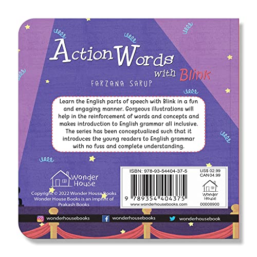 My First Words – Box Set of 4 Board Books: Naming Words, Action Words, Describing Words & Opposite Words | Brightly Illustrated Vocabulary Builder for Babies, Toddlers & Preschoolers | Early Learning  (Board book)