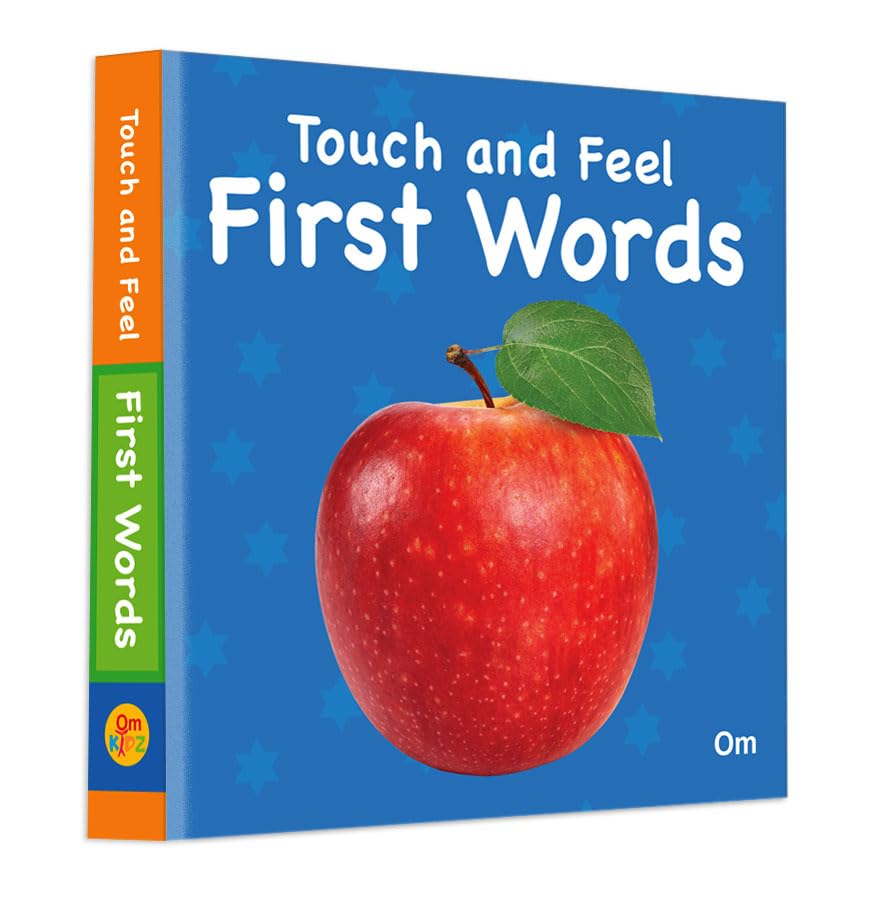 First Word Touch and Feel Board Book for Children: First Words with Sensory Fun in Every Turn | Early Word Recognition | First Vocabulary Skills with ... Learning for Babies (Large Print Story Book) (Hardcover)