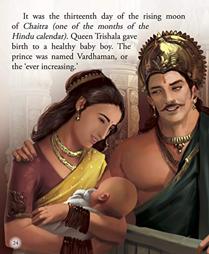 Large Print: Mahavir the Twenty Four Tirthankara (Illustrated Biography) (Hardcover)