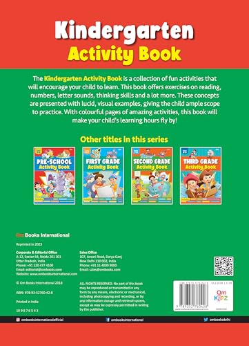 Kindergarten Activity Book: 320 Pages of Early Learning Activities for Ages 5-6 – Alphabet, Math, Tracing, Reading, Maze and Fun Games, Science, Thinking Skills & More (Paperback)