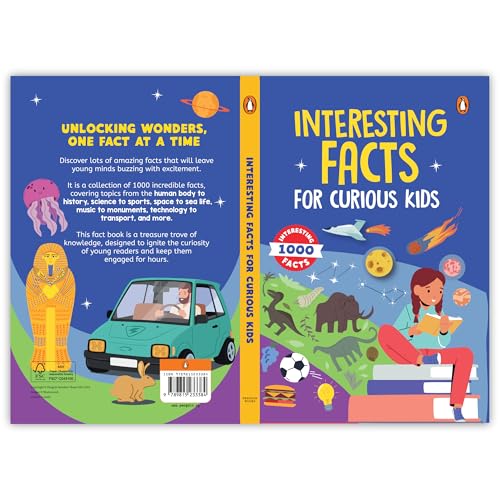 Interesting Facts for Curious Kids: 1000 Amazing Facts about Human Body, Animals, Space, History, Inventions, Science and Technology to Spark Curiosity in Kids, Toddlers | Book for 5+ [Select Learning (Paperback)