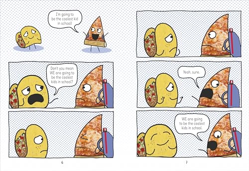 Pizza and Taco: Too Cool for School!: The laugh-out-loud funny comic for young readers (Paperback)