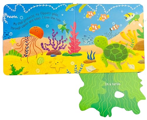 Peek-A-Boo! Ocean Board Book for Children: Lift the Flap Surprise Book for Babies and Toddlers | Interactive Ocean Animal Board Book | Learn & Play with Cute Ocean Creatures (Board book)