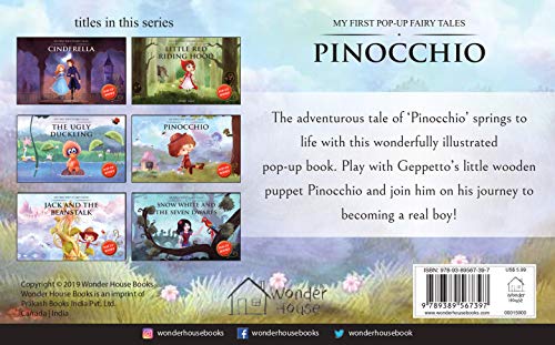 My First Pop Up Fairy Tales: Pinocchio: Pop up Books for children (Hardcover)