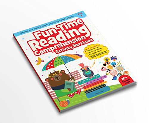 Fun Time Reading Comprehension Workbook: Level 1 | Activity Book for Kids | Ages 6–8 | Build Reading Skills with Engaging Exercises (Paperback)