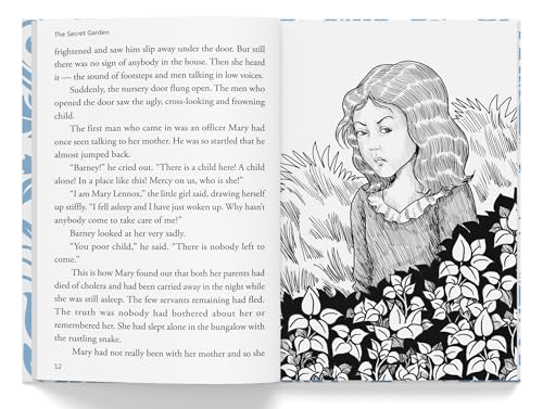 The Secret Garden : Illustrated Abridged Children Classic English Novel with Review Questions (Hardback): Abridged and Illustrated (Illustrated Classics) (Hardcover)