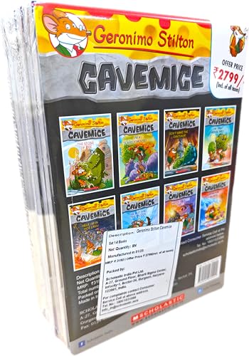 Geronimo Stilton: Cavemice Box-set (8 Books) (Paperback)