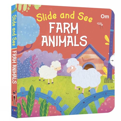 Slide and See Board Book : Farm Animals (Paperback)