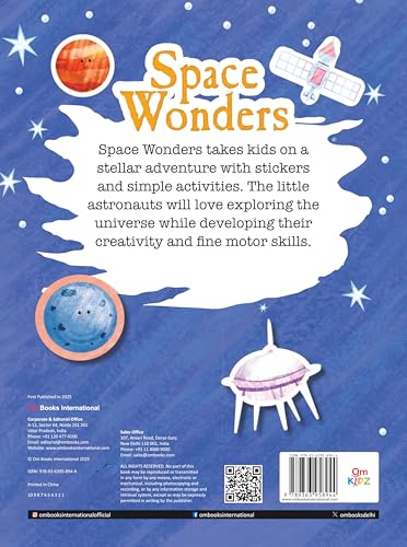 Space Wonders: Fun Stickers and Space Activities | Sticker Activity Book (Paperback)