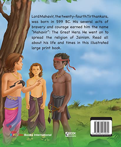 Large Print: Mahavir the Twenty Four Tirthankara (Illustrated Biography) (Hardcover)