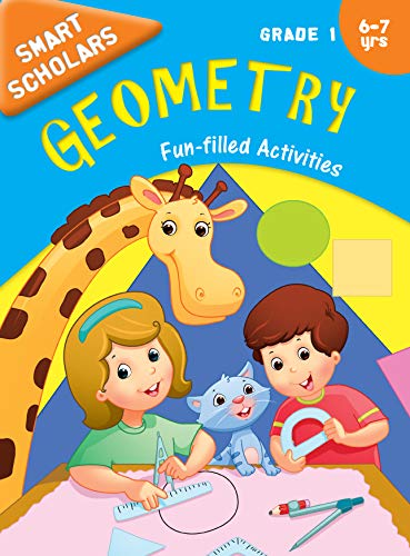 Activity Book : Grade 1 : Smart Scholars Grade 1 Geometry Fun-filled Activities (Smart Scholars Series) (Paperback)