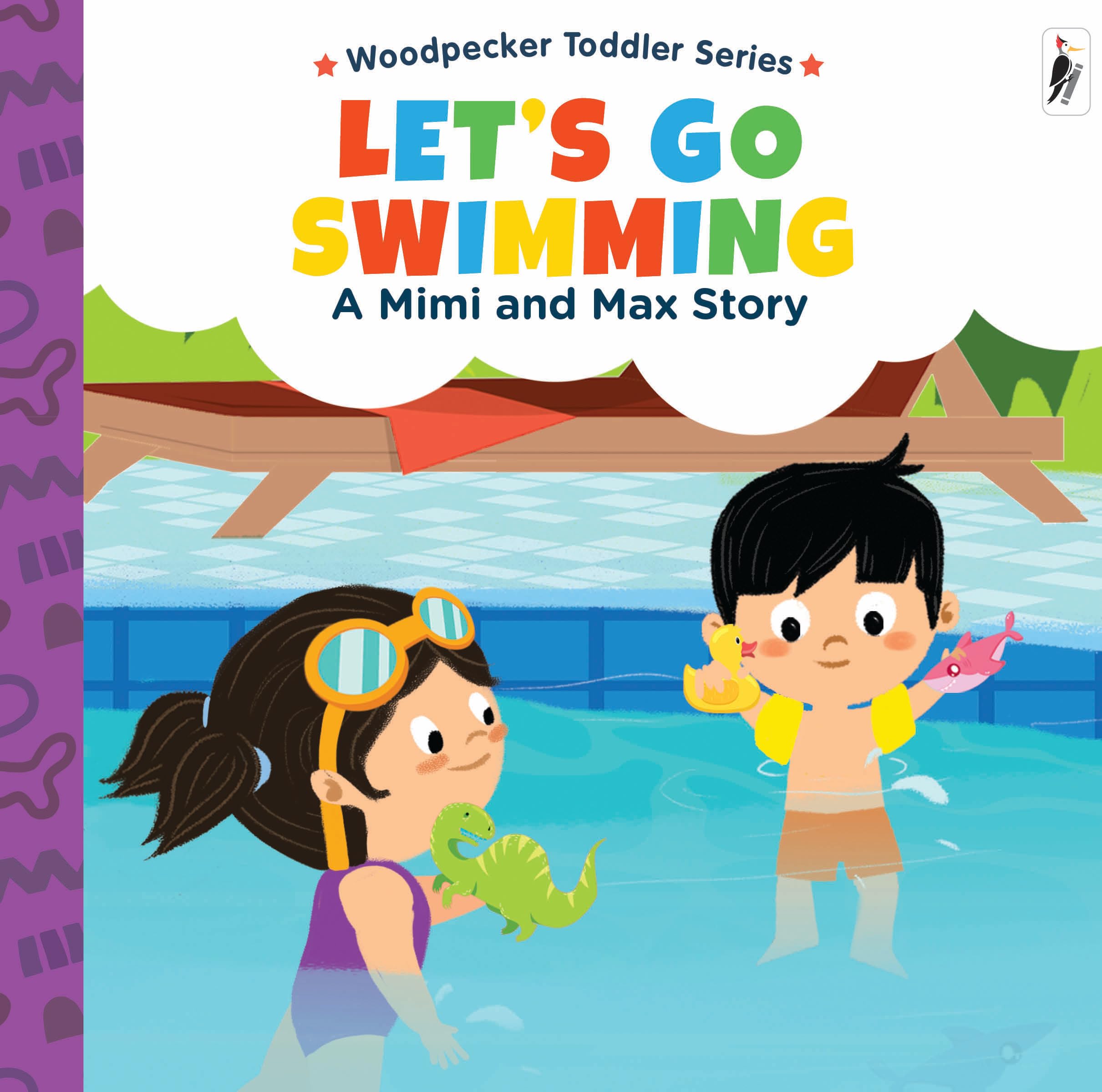 A Mimi & Max Story:Let's Go Swimming Board Books Toddlers | Interactive Story Book for Kids & Babies | Up to 3 Years