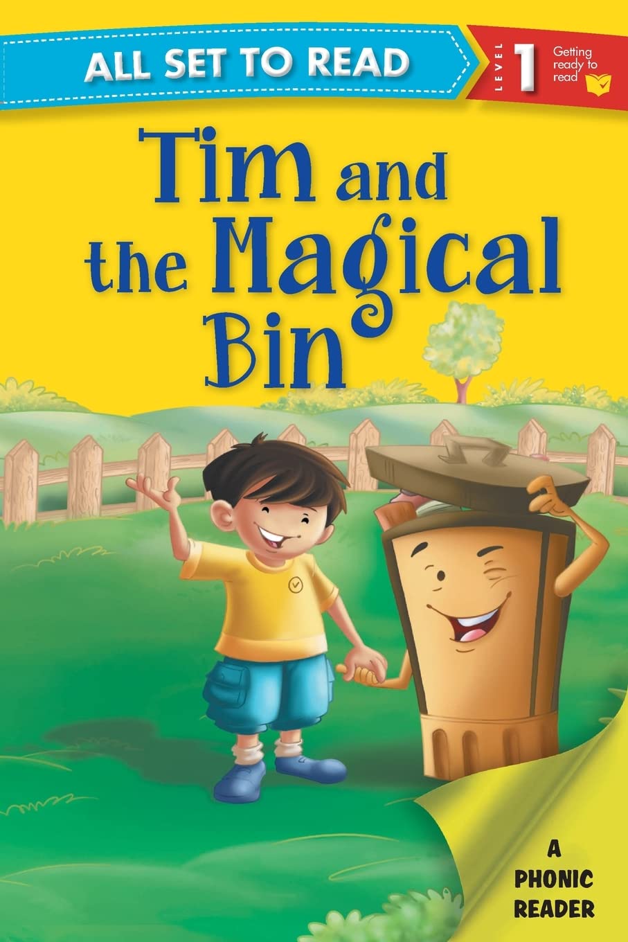 All set to Read- A Phonic Reader- Tim and the Magical Bin- Readers for kids (Paperback)