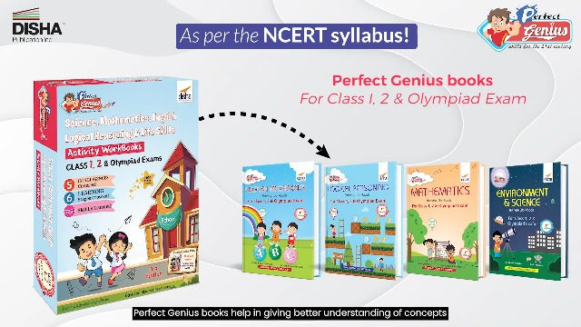 Perfect Genius Junior Activity Workbooks for Science, Mathematics, English, Logical Reasoning & Life Skills for Class 1, 2 & Olympiad Exams 3rd Edition (Ages 6 to 8) (Paperback)