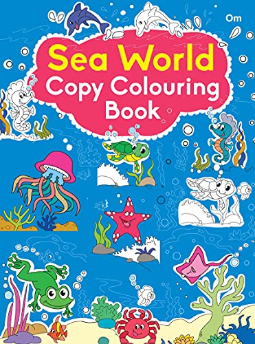 Colouring book : Copy Colouring Book Sea Animals (Colouring book for kids) (Paperback)