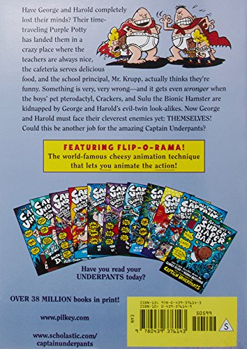 CAPTAIN UNDERPANTS #03: THE INVASION OF THE INCREDIBLY NAUGHTY CAFETERIA LADIES FROM OUTER SPACE & Captain Underpants and the Preposterous Plight of the Purple Potty People: 8 (Product Bundle)