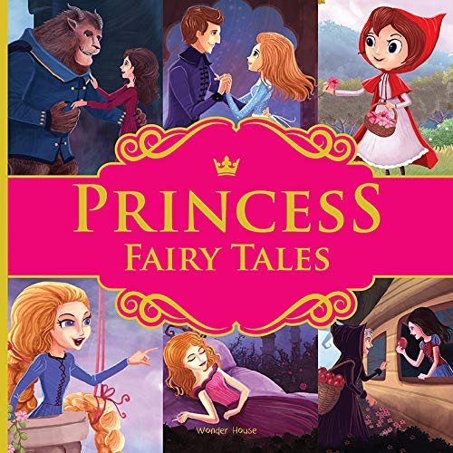 Princess Fairy Tales: Ten Traditional Fairy Tales For Children (Abridged and Retold With Large Font For Easy Reading) 8 Inches X 8 Inches - Hardback (Hardcover)
