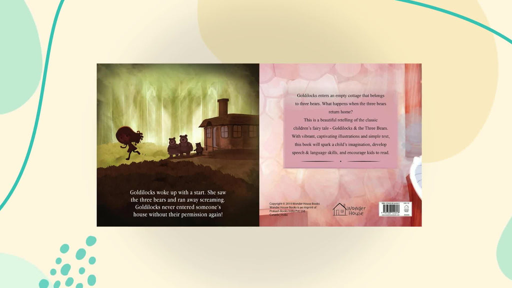 My First 5 Minutes Fairy Tales Goldilocks And The Three Bears: Traditional Fairy Tales For Children (Abridged and Retold) (Paperback)
