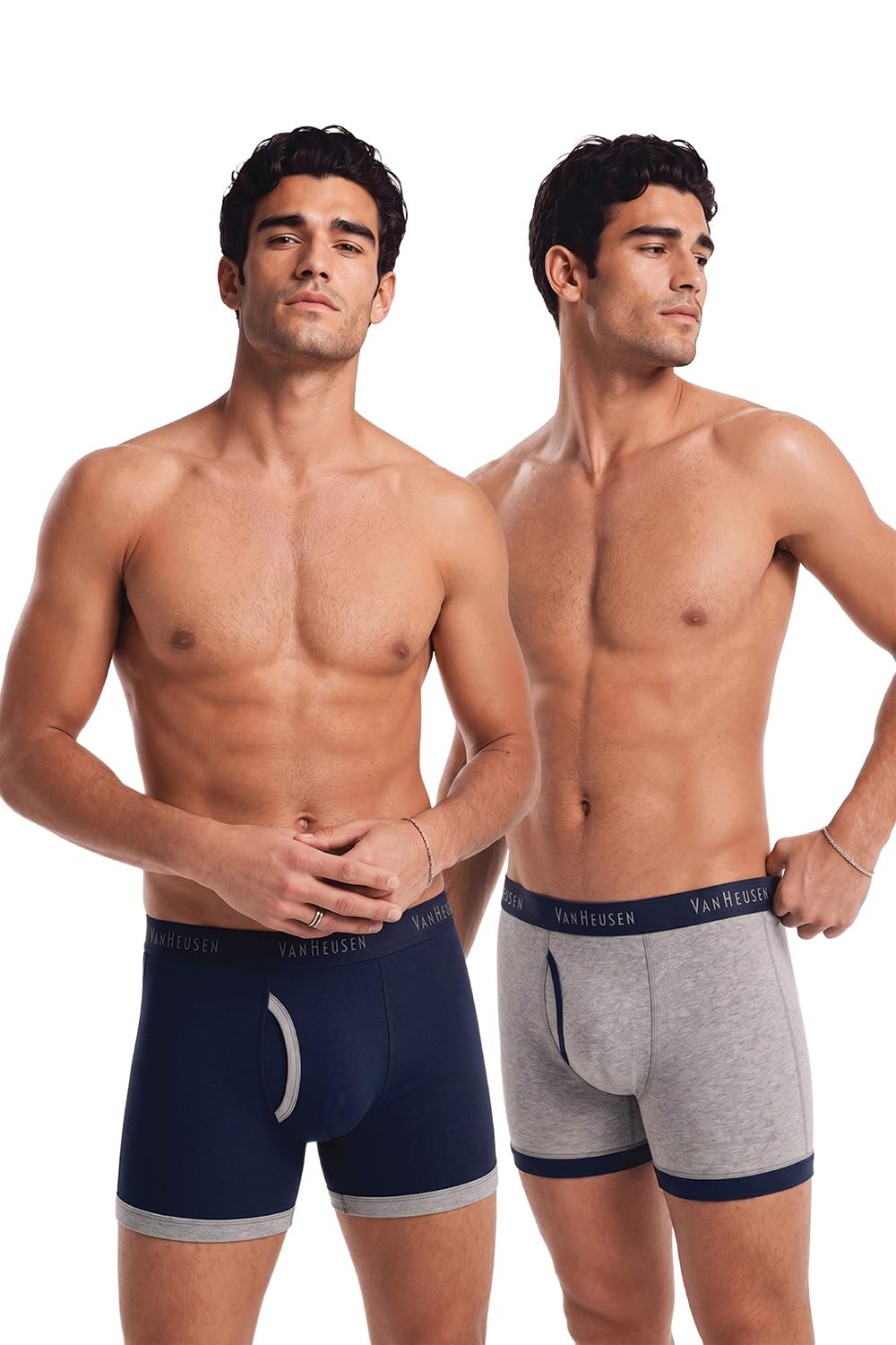Van Heusen Men’s Cotton Trunks Pack of 2 | Fashion Trunk with contrast colors |Super Combed Cotton for softness | Open Front Fly | Moisture‑Wicking | Sweat Absorbant | All‑Day Fresh Technology |Long L (₹610.00 with 7 percent savings)