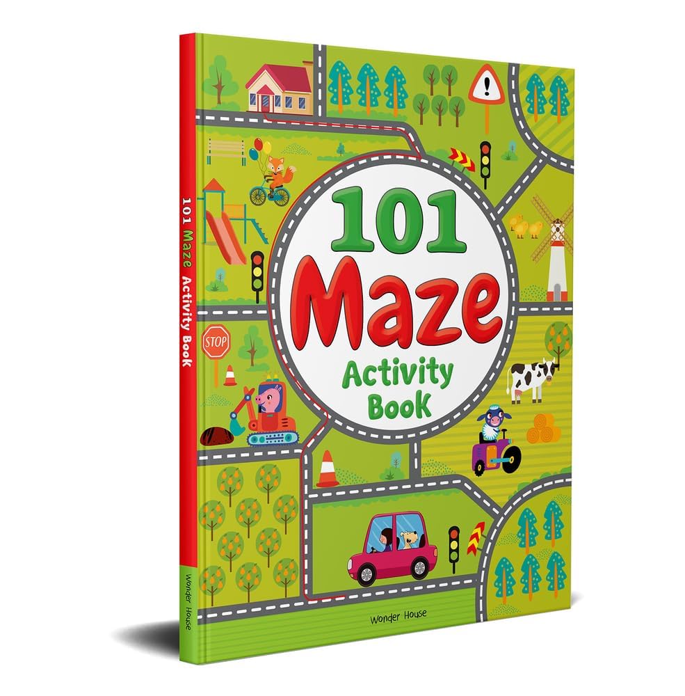 101 Maze Activity Book: Fun & Challenging Mazes for Kids Boost Critical Thinking, Problem-Solving & Motor Skills | Ages 4–8 | Over 100 Engaging Maze Challenges | 3 Hours of Screen-Free Fun | Perfect f (Hardcover)