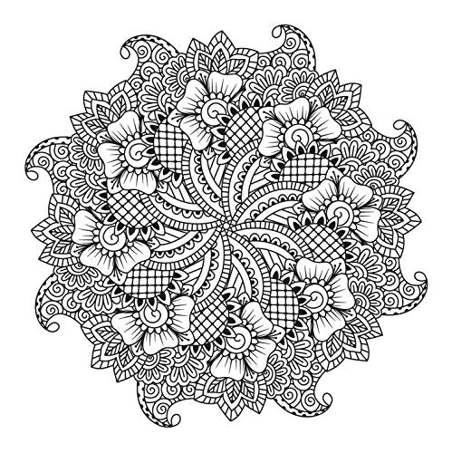 Colouring Book for Adults - Nature Mandala (Hardcover)