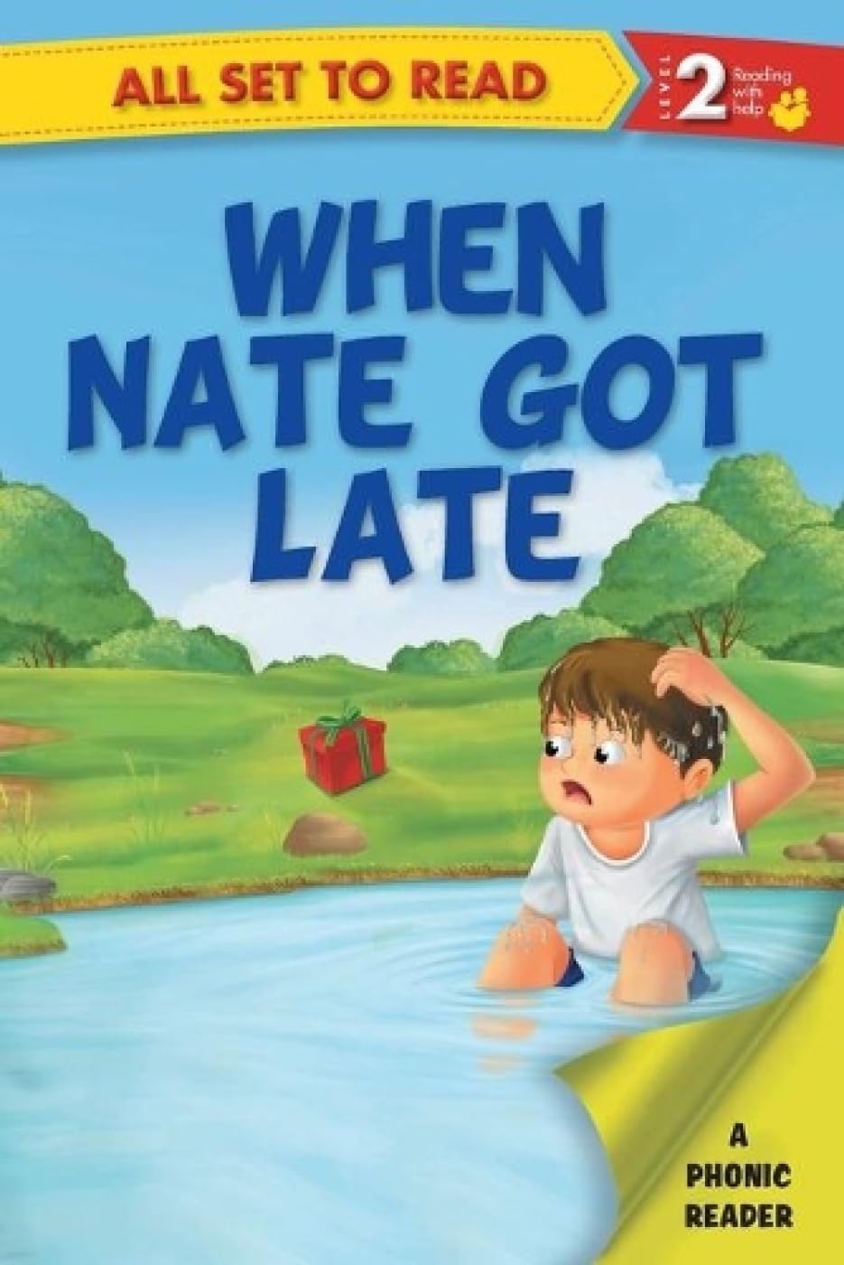 All set to Read- A Phonic Reader- When Nate Got Late- Readers for kids (Paperback)