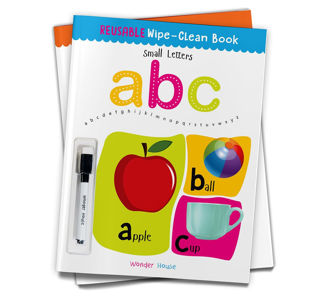 Reusable Wipe And Clean Book - Small Letters : Write And Practice Small Letters (Hardcover)