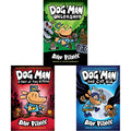 Dog Man Unleashed (Dog Man #2) & Dog Man 3: A Tale of Two Kitties from the Creator of Captain Underpants & Dog Man #4: Dog Man and Cat Kid (Product Bundle)