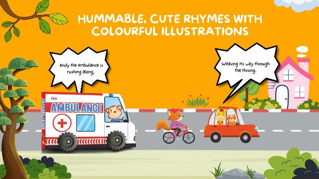 Cutout Board Book : Fire Truck - Small Wheel for Children's Activity | Picture | Cute Rhymes | Wonderful Gift for Kids; 1+ Ages (Board book)