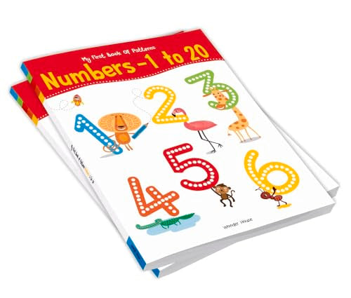 My First Book of Patterns: Numbers 1 to 20 – Write and Practice Line Patterns and Numbers 1–20 | Pre-Writing and Number Tracing Workbook for Kids Ages 3–5 | 2+ Hours of Early Math Fun (Paperback)