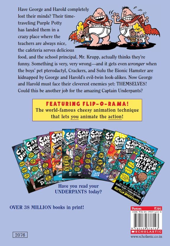 Captain Underpants and the Preposterous Plight of the Purple Potty People (Hardcover)