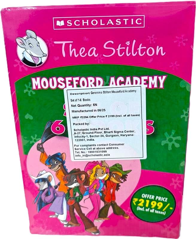 THEA STILTON MOUSEFORD ACADEMY SET OF 6 BOOKS (Product Bundle)